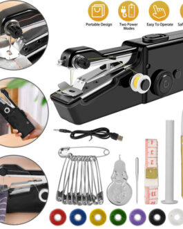 Mini DIY Portable Sewing Machine Tailor Stitch Hand-held Home Travel Cordless US