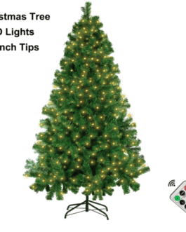 6FT Artificial Christmas Tree with 240 LEDs DIY LED String Light Holiday Decor
