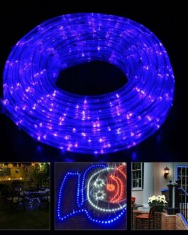 20-50FT Blue 110V Flexible LED Rope Light 4 Modes Home Party Decor with Remote