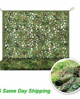10FT Camo Netting Woodland Military Camouflage Mesh Netting for Camping Hunting