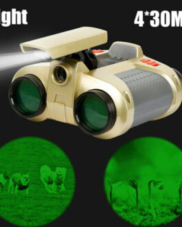 Night Vision Surveillance Scope Binoculars Telescope Pop-Up Light Gift for Kids