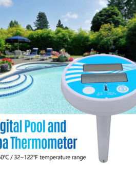 Digital Solar Powered Outdoor Floating Waterproof Rainproof Pool SPA Thermometer