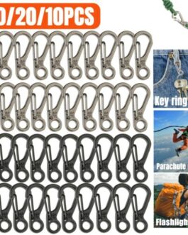 40/20x Aluminum Mini SF Spring Carabiner Clip Keychain Snap Outdoor Camping Hook