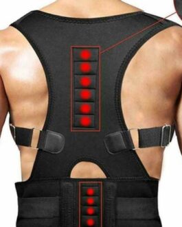 Back Posture Magnetic Shoulder Corrector Support Brace Belt Therapy Men Women