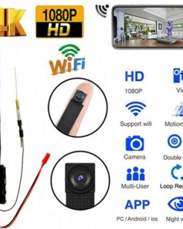 Nanny Cam 1080P HD wireless Mini WiFi Hidden Pinhole DIY Screw Camera DVR US