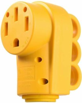 125 250V 50Amp RV Female Replacement Receptacle Plug with Ergonomic Heavy Duty