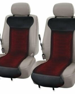 2x Heated Car Seat Cover with Temperature Control Classic Black