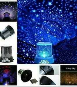 Romantic LED Cosmos Star Night Light Sky Master Projector Starry Lamp Kids Gifts