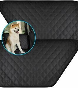 Zone Tech Car Pet Barrier Quilted Waterproof Dog Vehicle Door Cover Protector