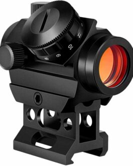 Sniper Micro Red Dot Sight 2 MOA 1x25mm Reflex Sight with 1” Inch Riser Mount