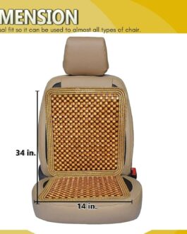 Ultra Comfort Car Natural Wooden Beaded Seat Cushion Beads Massage