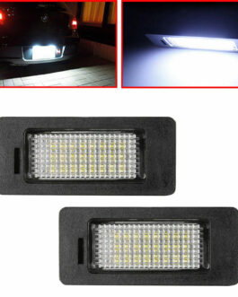 2x Ultra White LED Car Trunk License Plate Lights Set for BMW E39 E60 E90 etc.