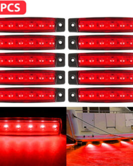 Red 10 Pods LED Rock Lights For Jeep Offroad Car Truck ATV Boat Underbody Light