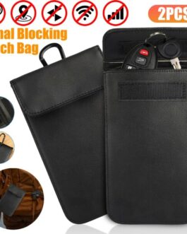 2Pcs RFID Signal Blocking Cell Phone Faraday Bag Shielding Wallet Blocker Pouch