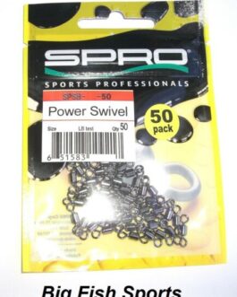 SPRO POWER SWIVELS #SPSB-04-50 NEW! QTY 50, SIZE 4, TEST 130LB