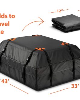 Car Rooftop Waterproof Travel Cargo Bag 15 Cubic ft Organizer Carrier