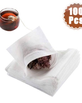 100-400Pcs Tea Bag Disposable Drawstring Flip Empty Teabag Herb Loose Tea Filter