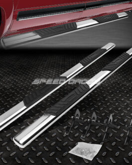For 04-08 Ford F150 Super Cab 5″ Chrome Oval Side Step Nerf Bar Running Boards