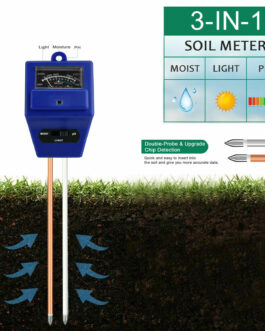 3 in1 Soil Tester Water PH Moisture Light Test Meter Kit For Garden Plant Flower