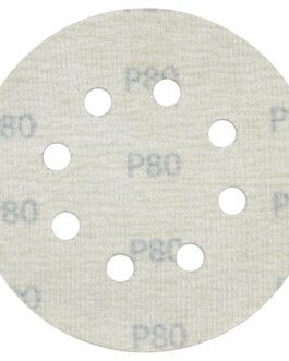 5in 80 Grit Sanding Discs Dustless Sander Sheet Orbital Sandpaper Hook and Loop