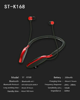 Bluetooth 5.0 Neckband Earbuds Headset Wireless Stereo Mic Earphones Retractable