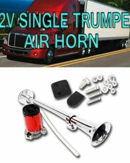 150DB Loud 12V Single Trumpet Air Horn Compressor Truck Trailer Hazard