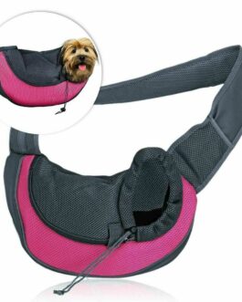 Pet Puppy Mesh Sling Carry Backpack Dog Cat Carrier Travel Tote Bag