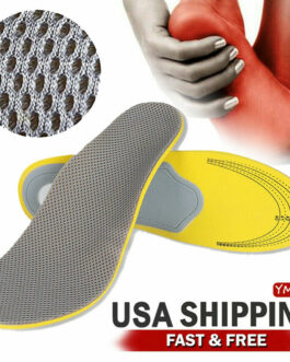 Orthotic Insoles for plantar fasciitis Flat Feet arch Support Shoe Inserts 1Pair