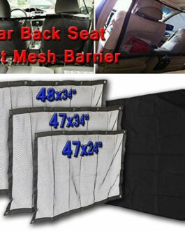 Back Seat Car Pet Mesh Net Cage Barrier Dog Blanket Hammock Mat Safety