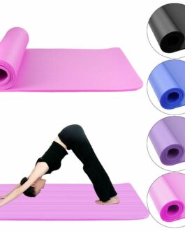 71″*24″ Non-Slip Exercise Yoga Mat 1cm Extra Thick w/ Carrying Strap Lightweight