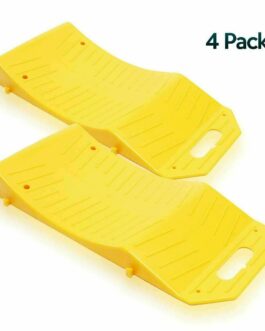 4x Tire Saver Travel Ramps Highly Visible for Flat Spot and Flat Tire