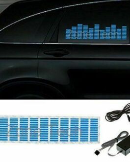 Sound Music Beat Activated Stickers Equalizer LED Light Blue Red Green