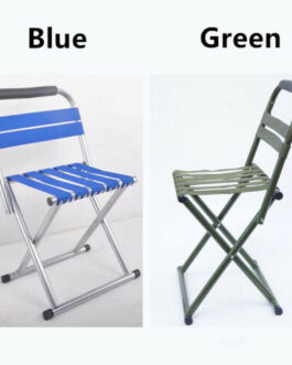 Portable Folding Camping Chair Outdoor Chair Foldable Backrest Stool Seat Hiking