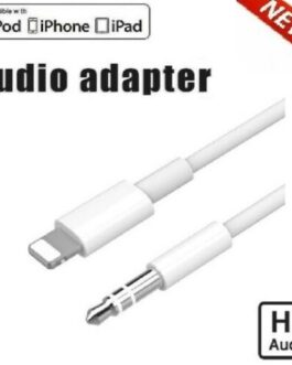 For iPhone 7 8 Plus X XR 11 12 Pro 8 Pin to 3.5mm AUX Audio Car Adapter Cord Lot