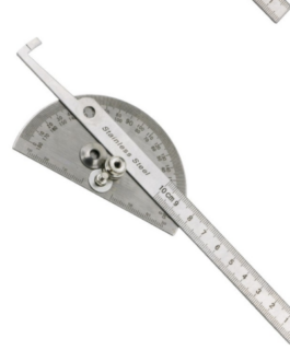 SAE Protractor 0-180? Rotary Angle Finder Stainless Steel Machinist Ruler