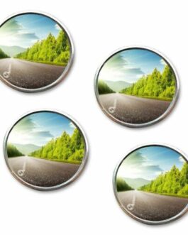 4x 2″ Round Stick On Rear-view Blind Spot Convex Wide Angle Mirrors