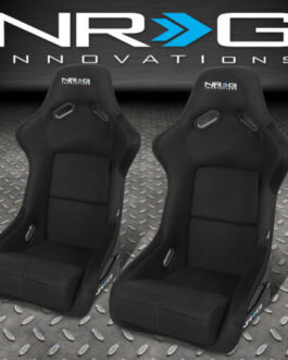 PAIR NRG BUCKET RACING SEAT/SEATS FIBER GLASS/STEEL LEFT+RIGHT