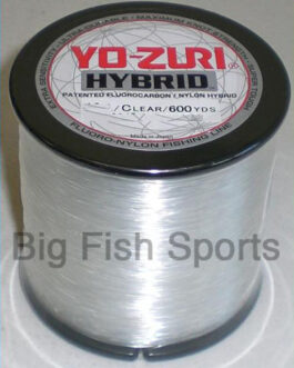 YO-ZURI HYBRID Fluorocarbon Fishing Line 40lb/600yd Clear Color