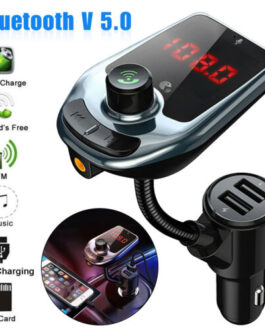 Bluetooth In- Car FM Transmitter MP3 Player Hands Free Radio Adapter USB Charger