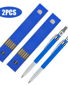 2Set 2.0mm Mechanical Drafting Clutch Pencil+Refill Lead for Sketching Drawing