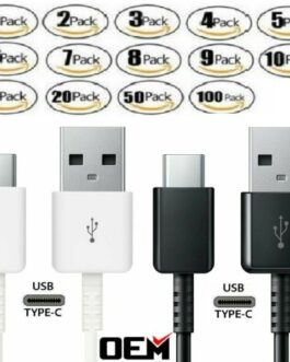 Lot USB C Cable Type C Fast Charger For OEM Samsung Galaxy S8 S9 S10 Plus Note8