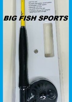 EAGLE CLAW Pack-It Telescopic Fly Rod/ Reel Combo 6’6″