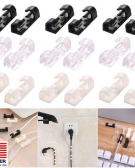 48 Pcs Cable Clips Management Holder Cord Wire Line Organizer Self-Adhesive US