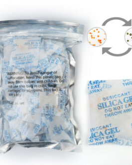 60 Packs 3 g Grams Silica Gel Desiccant Packets Moisture Absorber Drying Bags
