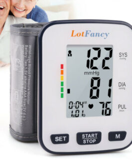 Automatic Digital Wrist Blood Pressure Monitor BP Cuff Machine Home Test Device