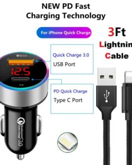 Fast Car Charger iPhone Charger iPhone Cable For iPhone 7 8 XS XR 12 11 Pro Max