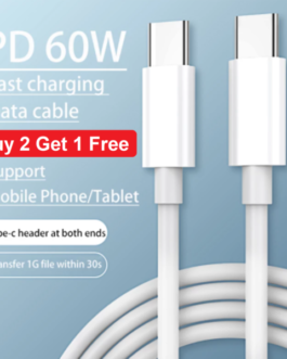 USB-C to USB-C Cable Type-C Cable Cord Fast Charger Charging For Samsung Macbook
