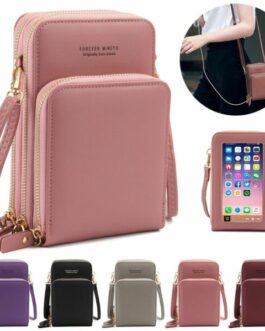 Touch Screen Cell Phone Purse Crossbody Leather Wallet Pouch Shoulder Bag Women