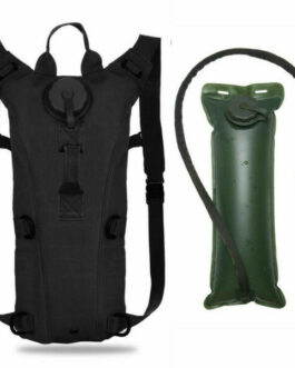 Tactical Hydration Backpack 3L Bladder Water Bags Hunting Climbing Hiking Black