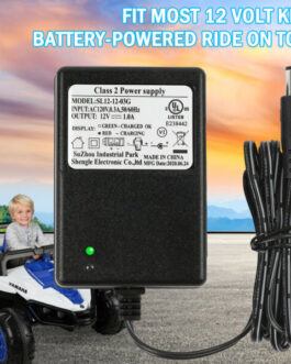 12V Volt Battery Charger for Kids Ride On Car Best Choice Products Wrangler SUV
